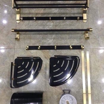 BỘ PHỤ KIỆN NHÔM SƠN TĨNH ĐIỆN ĐEN