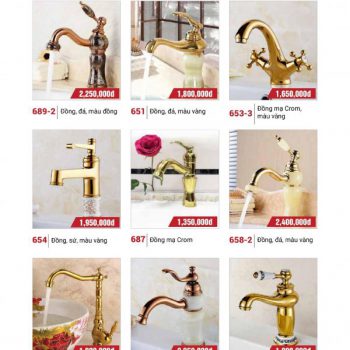 BỘ VÒI CHẬU LAVABO 01