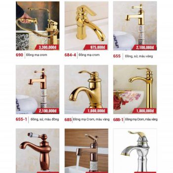 BỘ VÒI CHẬU LAVABO 02