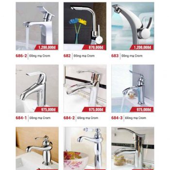 BỘ VÒI CHẬU LAVABO 03