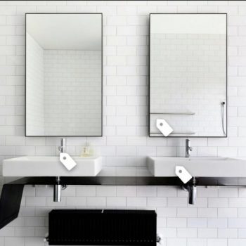 GƯƠNG CHỮ NHẬT VIỀN THÉP SƠN TĨNH ĐIỆN CN600