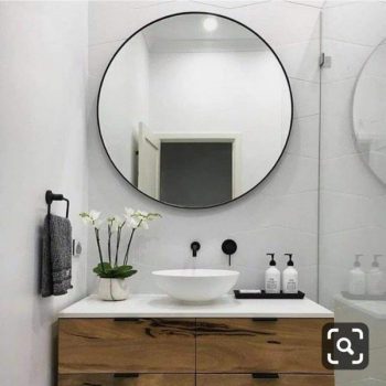 GƯƠNG TRÒN VIỀN THÉP SƠN TĨNH ĐIỆN T60