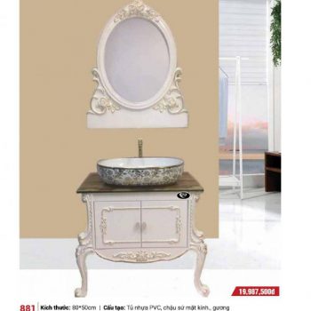 TỦ CHẬU LAVABO TC 881