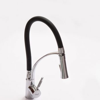 VÒI CHẬU RỬA BÁT SILICON ĐEN VC04D