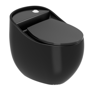 Bồn Cầu Liền Khối BKG-850A Đen Bóng Cao Cấp – Men Sứ Nung 1280°C, Xả TurboFlush™, Két Thấp, Nắp Êm