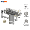 Kệ Treo Khăn Inox 304 BKG-04 Giá Vắt Khăn Nhà Tắm Cao Cấp, Đa Năng, Treo Tường Chắc Chắn Bảo Hành 24 Tháng